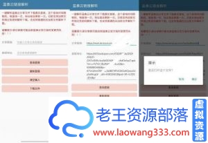 蓝奏云跳过密码强制下载-老王资源部落